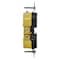 Hubbell Wiring Device-Kellems Straight Blade Receptacle, 5-15R, 15 A, 125V AC, 2 Pole, 3 Wire, Flush Mount, Self-Grounded RR15SBKTR - alternate 3